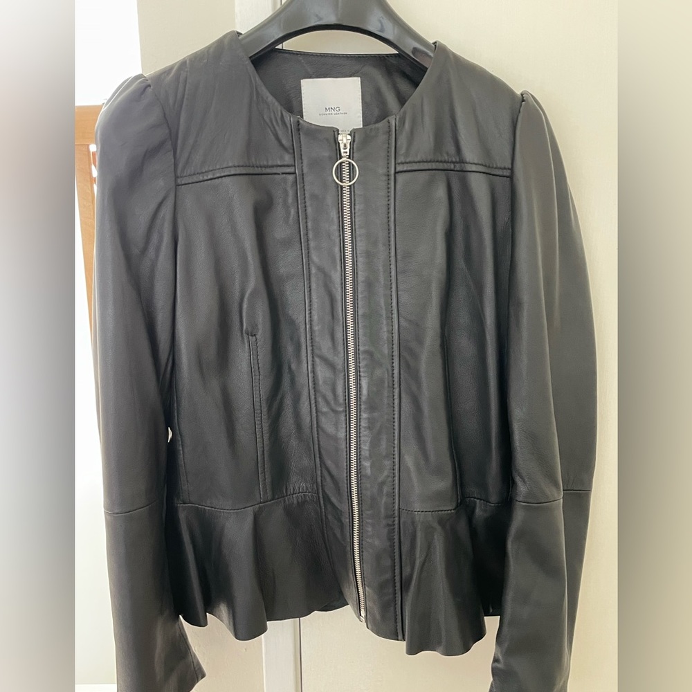 Leather Jacket Mango, Small - Used twice